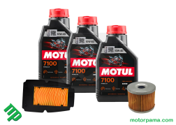 kit tgl 3 motul + filtro olio voge 150350003-0003 + filtro aria 180100121-0001